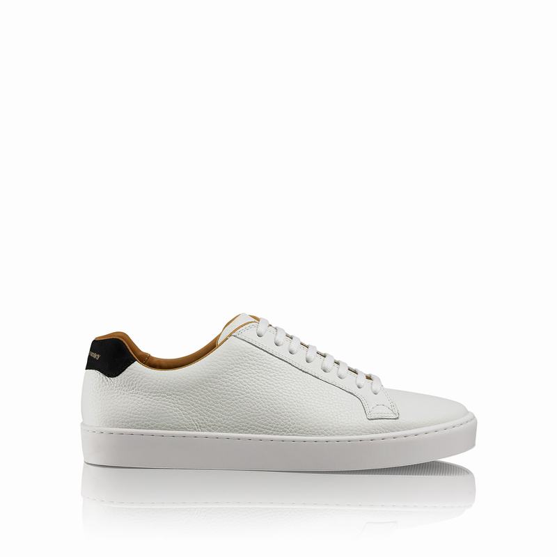 Trampki Niska Russell And Bromley Park Run Męskie Białe | EEX436NZ