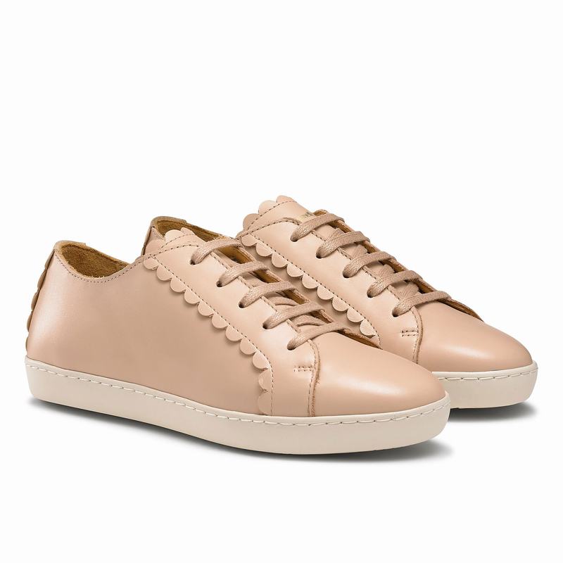 Trampki Niska Russell And Bromley Peony Damskie Różowe | CMJ2846EV