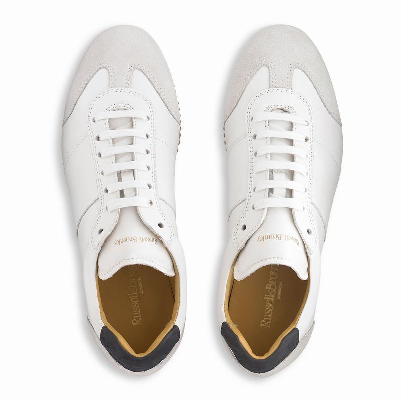 Trampki Niska Russell And Bromley Pop Up Damskie Białe | CGV7245TL