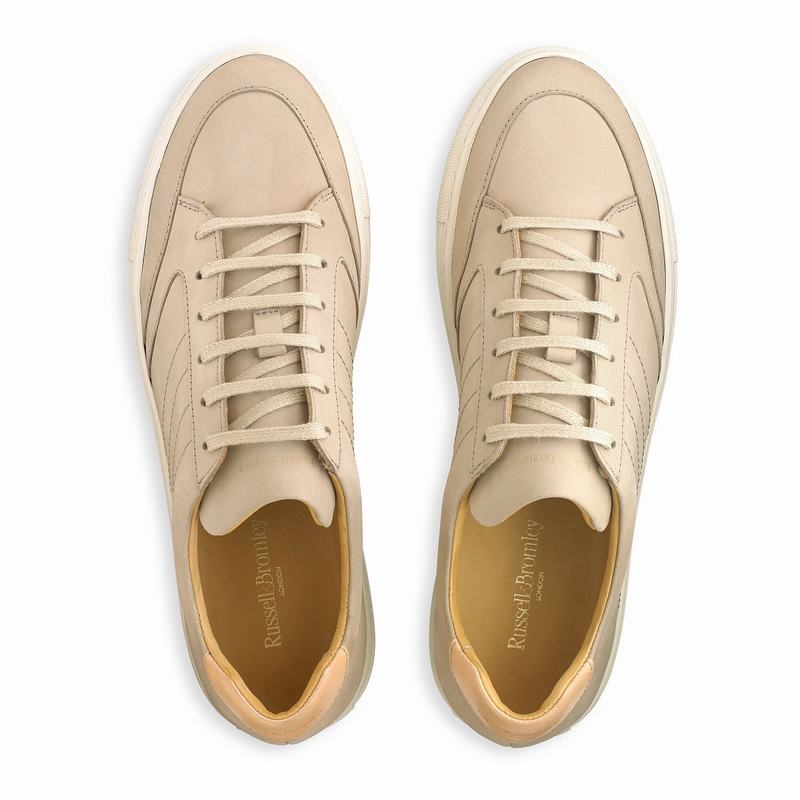 Trampki Niska Russell And Bromley Retrospect Męskie Khaki | YZC6969HI