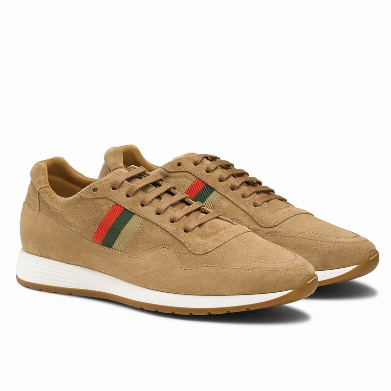 Trampki Niska Russell And Bromley Run Time Męskie Brązowe | CWH877LF