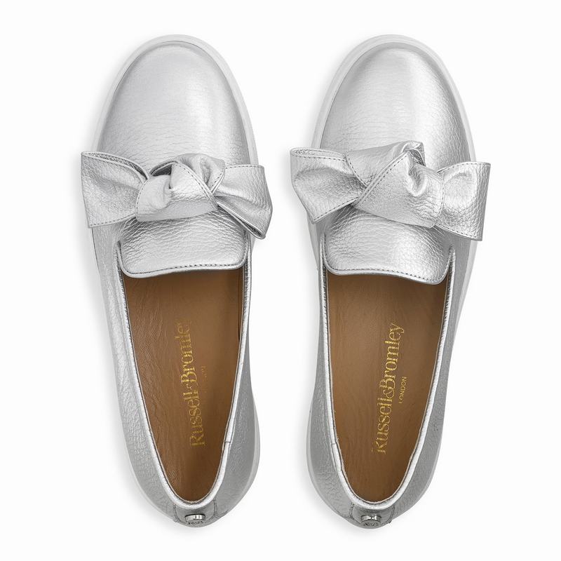 Trampki Slip On Russell And Bromley Casablanca Damskie Metallic | VSN1967KI