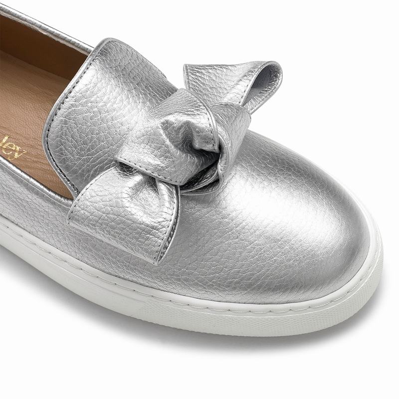 Trampki Slip On Russell And Bromley Casablanca Damskie Metallic | VSN1967KI