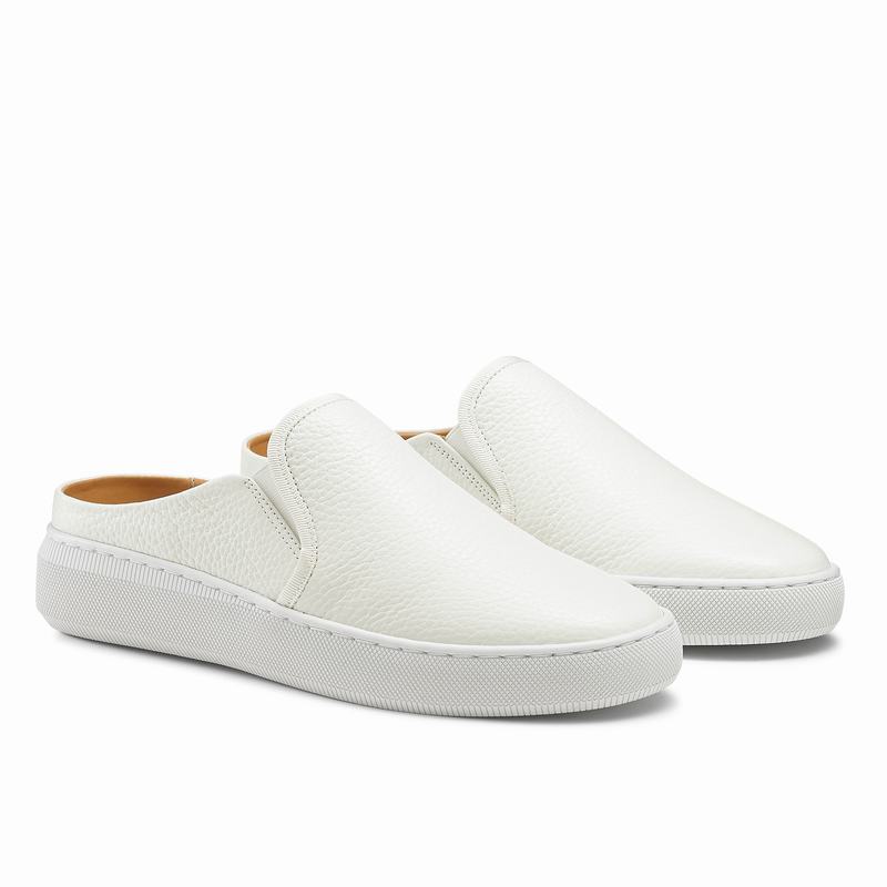 Trampki Slip On Russell And Bromley Clearcut Damskie Białe | AOU1424ZX