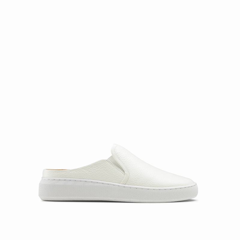 Trampki Slip On Russell And Bromley Clearcut Damskie Białe | AOU1424ZX