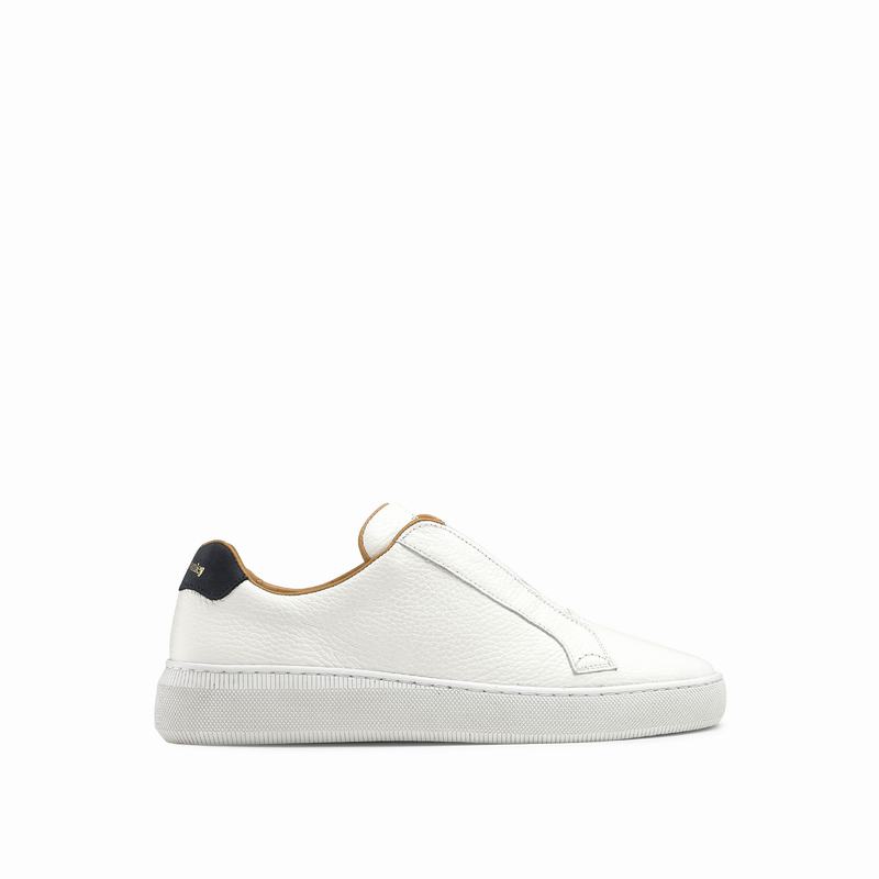 Trampki Slip On Russell And Bromley Clearway Damskie Białe | FXO1480YZ