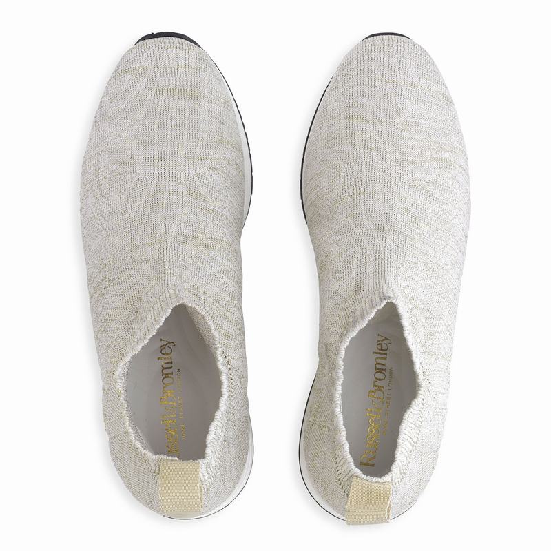 Trampki Slip On Russell And Bromley Fly By Damskie Metallic | AQK3820RE