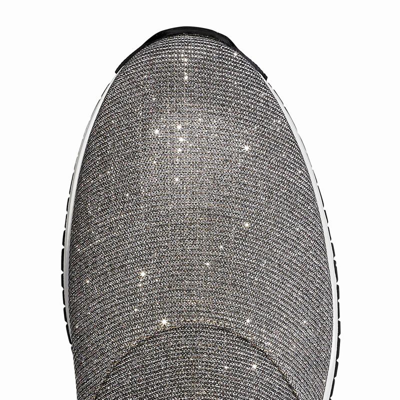 Trampki Slip On Russell And Bromley Stretchout Damskie Metallic | DXA6576VV