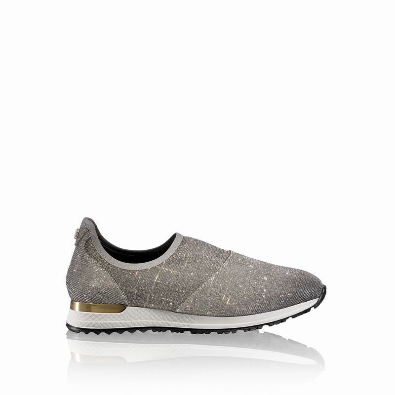 Trampki Slip On Russell And Bromley Stretchout Damskie Metallic | DXA6576VV
