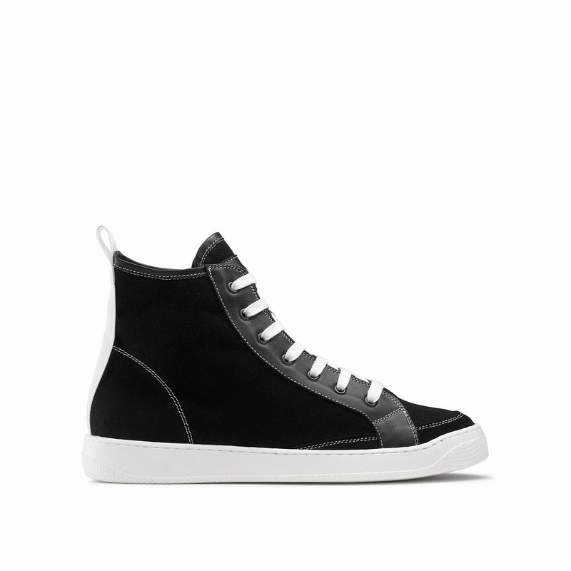 Trampki Wysokie Russell And Bromley Home Run M Męskie Czarne | IEQ5610XP