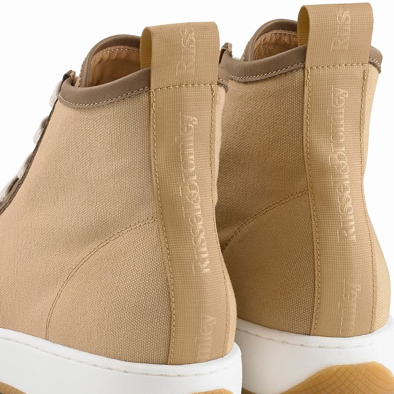 Trampki Wysokie Russell And Bromley Homerun Damskie Brązowe | POT6434VL