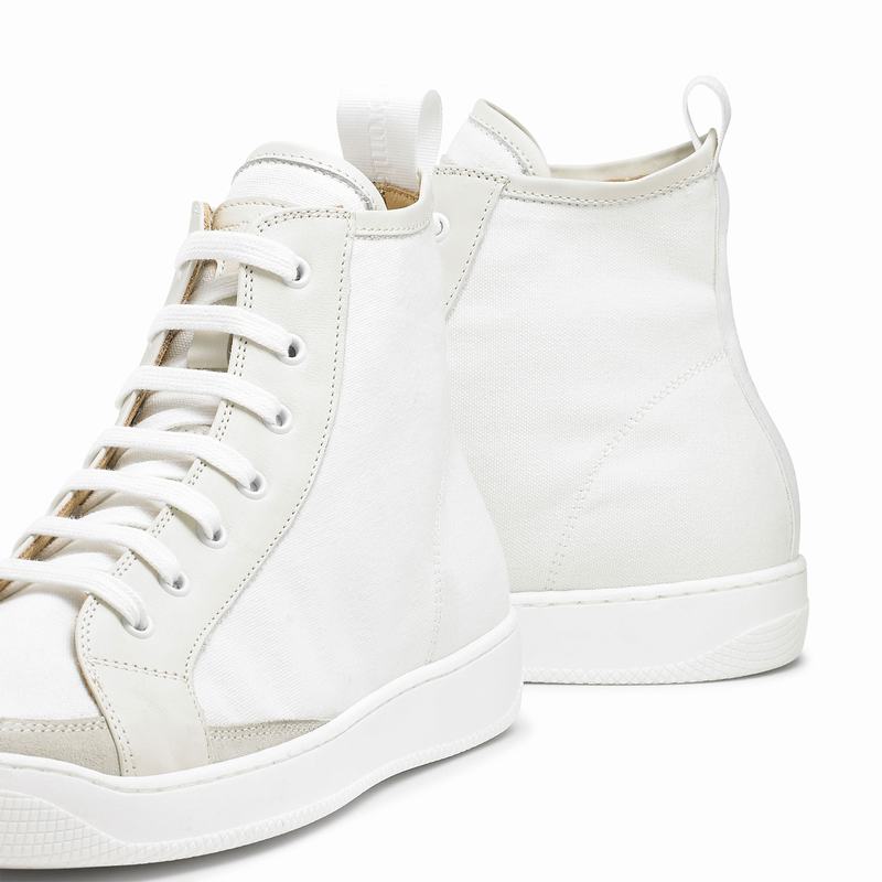 Trampki Wysokie Russell And Bromley Home Run M Męskie Białe | VJG5897VD