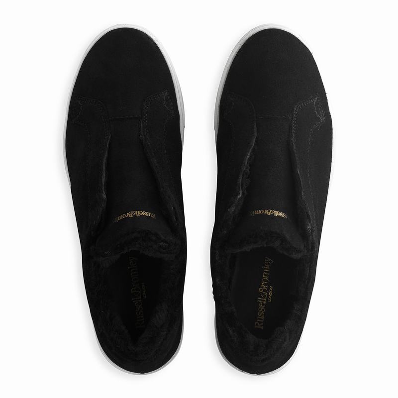 Trampki na Platformie Russell And Bromley Park City Damskie Czarne | BXN3799OV