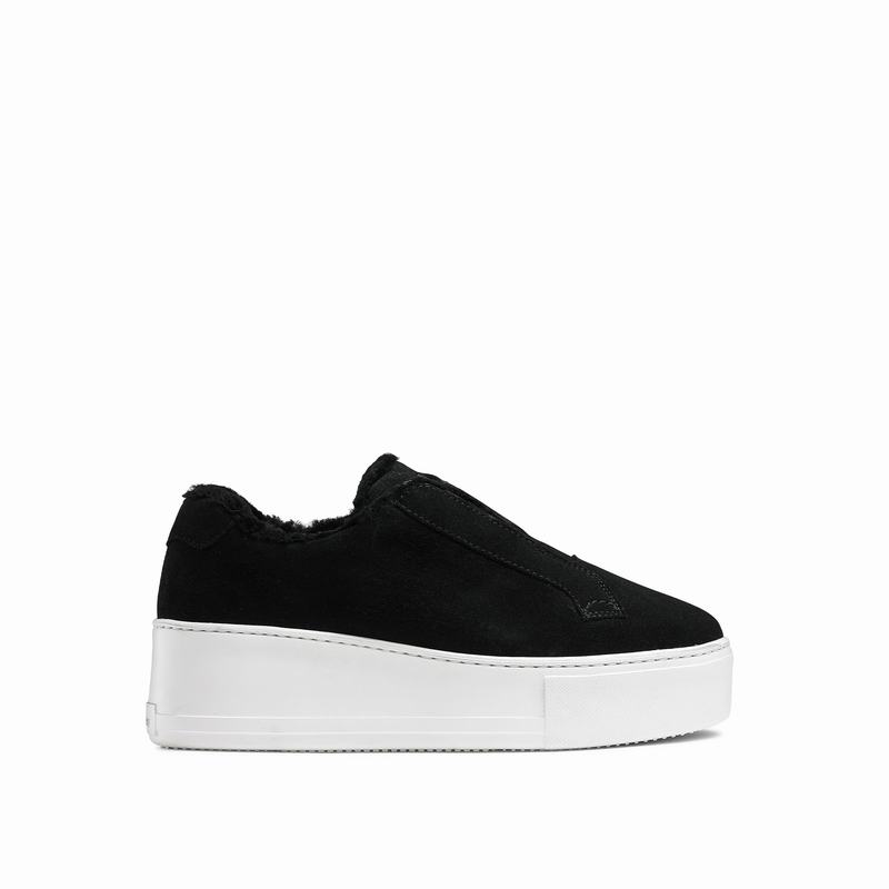 Trampki na Platformie Russell And Bromley Park City Damskie Czarne | BXN3799OV