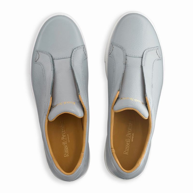 Trampki na Platformie Russell And Bromley Park Up Damskie Niebieskie | CSL2597BC