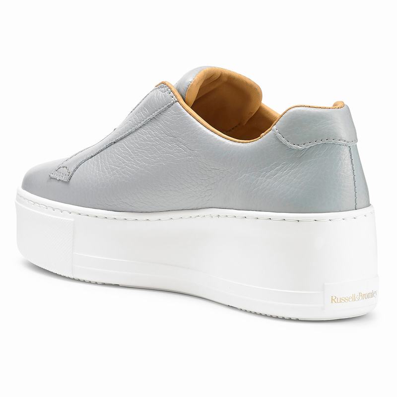 Trampki na Platformie Russell And Bromley Park Up Damskie Niebieskie | CSL2597BC
