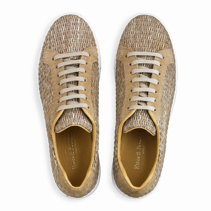 Trampki na Platformie Russell And Bromley Park Life Damskie Brązowe | FDF5647EA