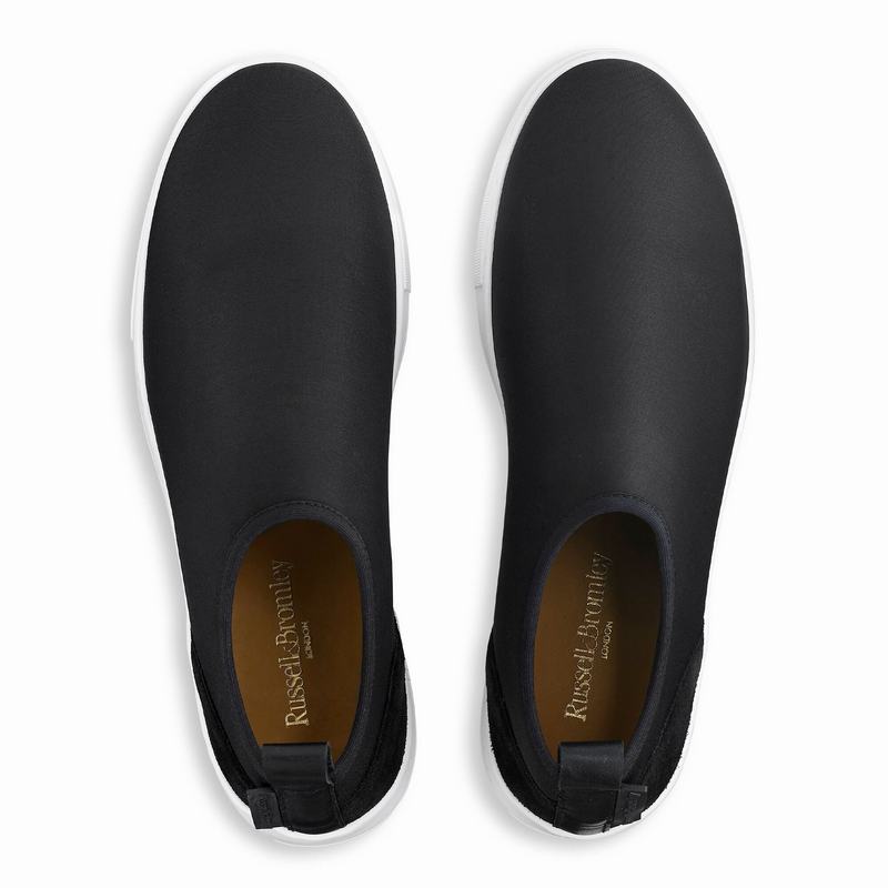 Trampki na Platformie Russell And Bromley Park Flex Damskie Czarne | INB6547FS