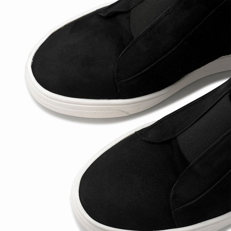 Trampki na Platformie Russell And Bromley Ready Set Damskie Czarne | NHW6516IO