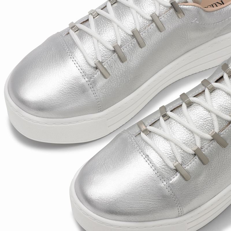 Trampki na Platformie Russell And Bromley Barfly Damskie Metallic | PVR9089OM