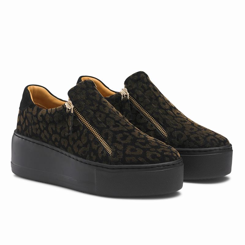 Trampki na Platformie Russell And Bromley Doublepark Damskie Kolorowe | QNC5669JU