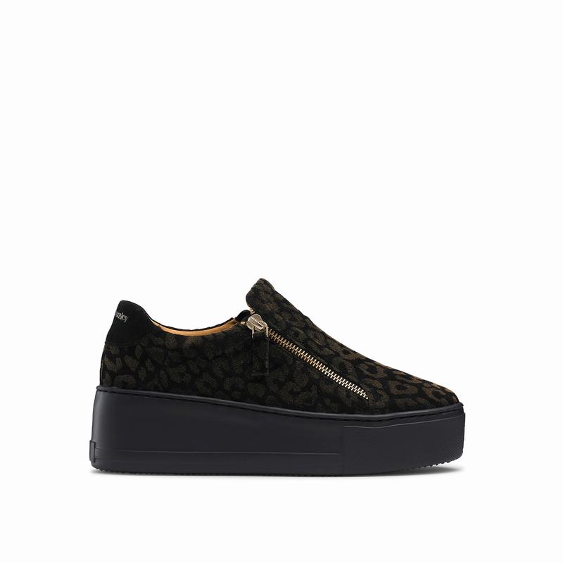 Trampki na Platformie Russell And Bromley Doublepark Damskie Kolorowe | QNC5669JU
