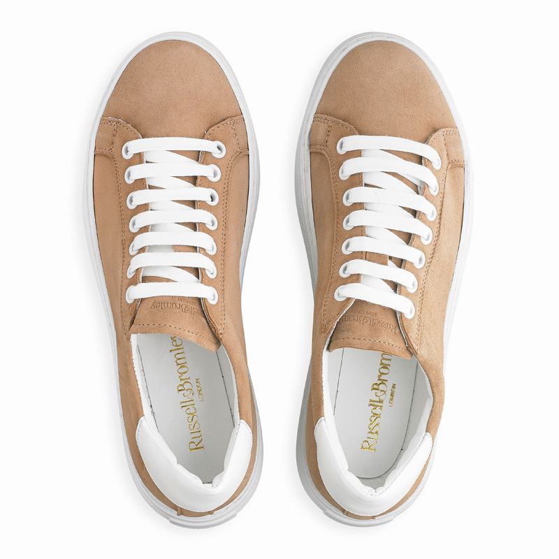 Trampki na Platformie Russell And Bromley Saturn Damskie Brązowe | SLS9844KS