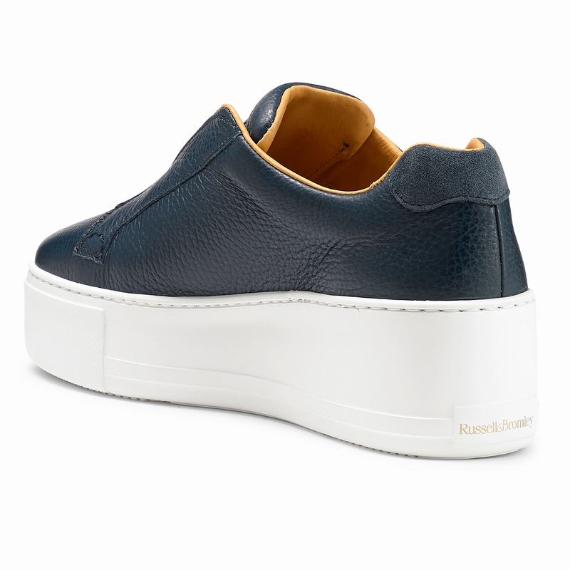 Trampki na Platformie Russell And Bromley Park Up Damskie Niebieskie | SNL1885EA