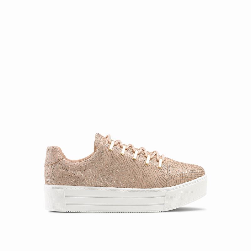 Trampki na Platformie Russell And Bromley Barfly Damskie Różowe | XMM7381XO