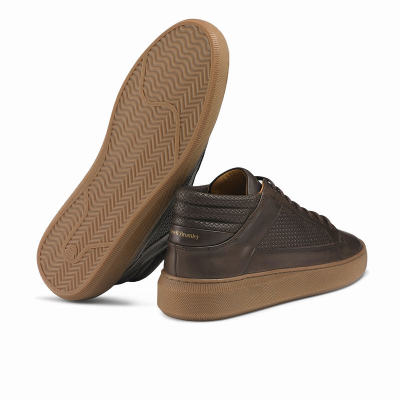 Trampki Środek Russell And Bromley Milestone Męskie Brązowe | VOS951NA