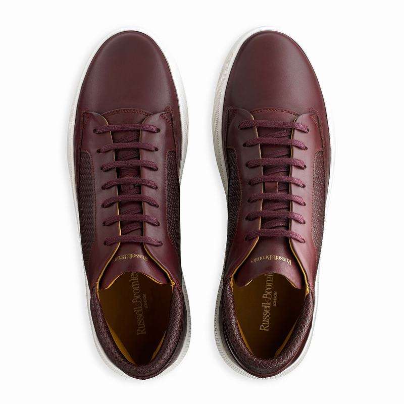Trampki Środek Russell And Bromley Milestone Męskie Czerwone | YEI9023RX