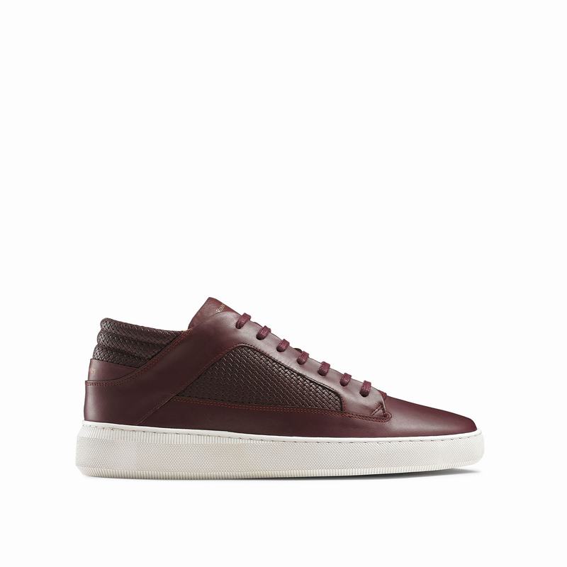 Trampki Środek Russell And Bromley Milestone Męskie Czerwone | YEI9023RX