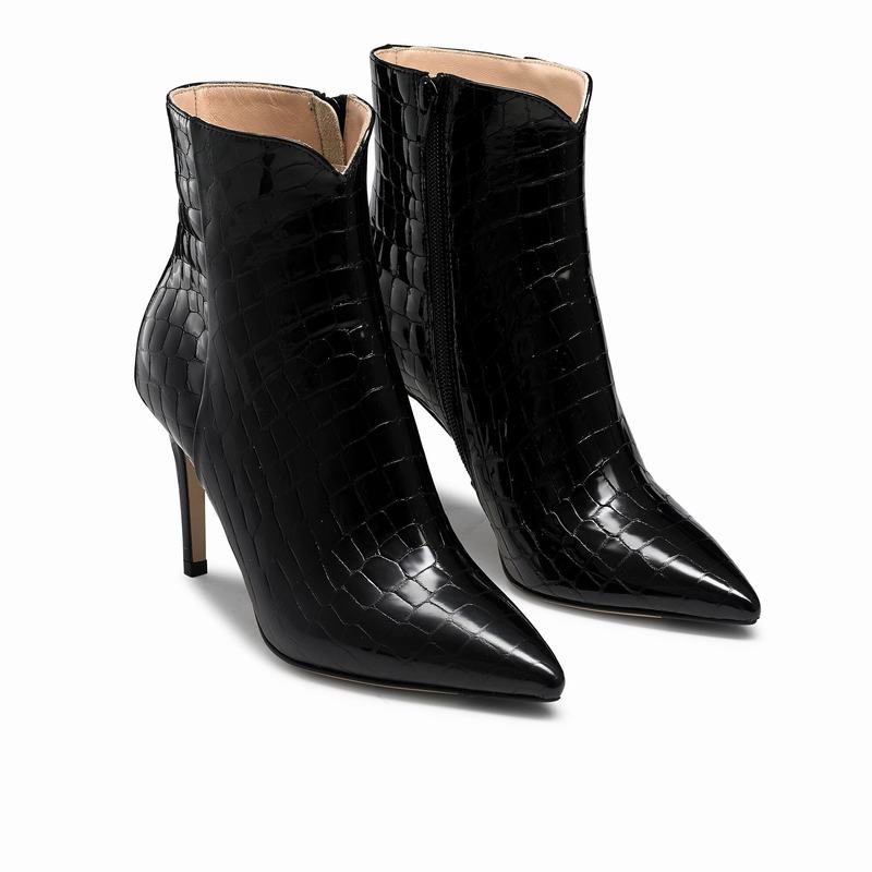 Trzewiki Russell And Bromley 85bootie Damskie Czarne | IBW446YF