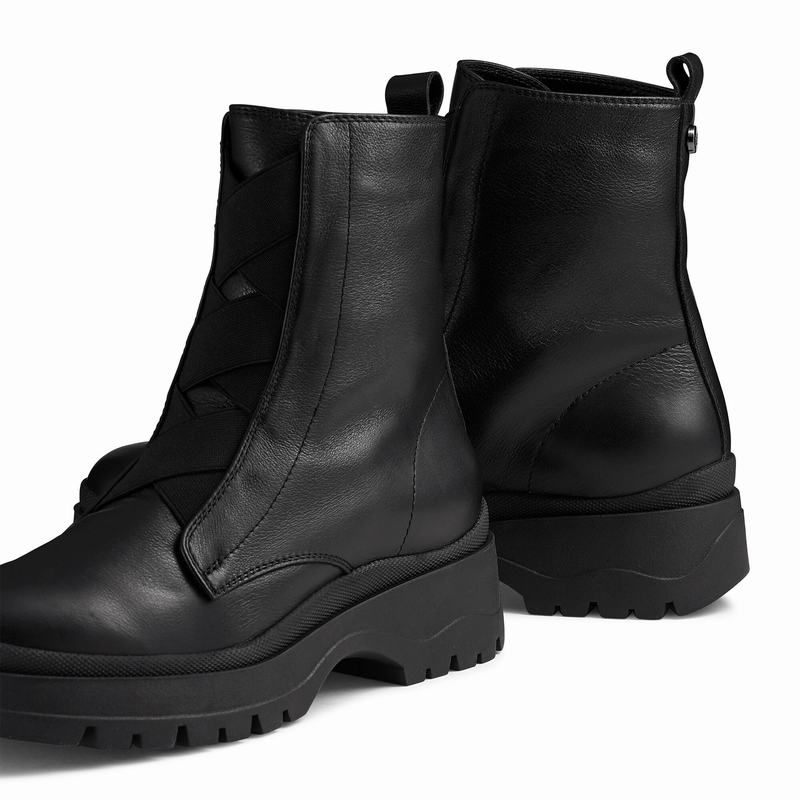 Trzewiki Russell And Bromley Apres Damskie Czarne | BDL9237OU