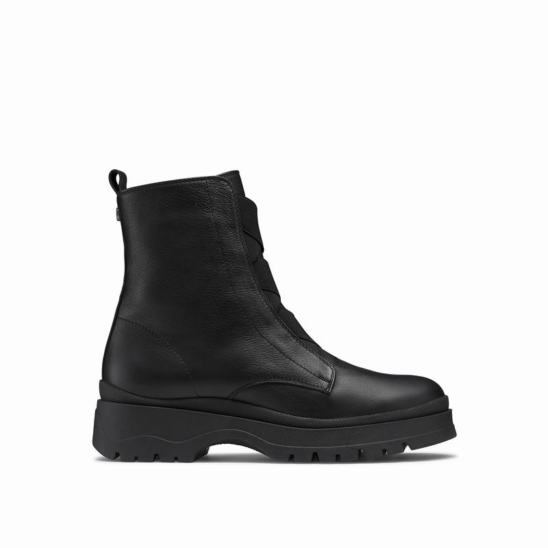 Trzewiki Russell And Bromley Apres Damskie Czarne | BDL9237OU