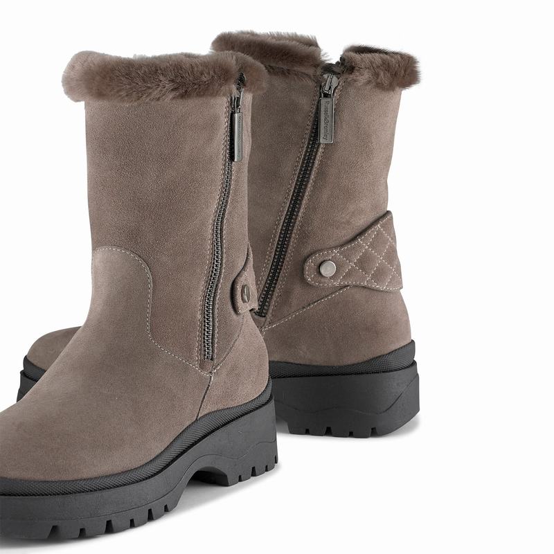 Trzewiki Russell And Bromley Arctic Damskie Brązowe | TCE7468XL