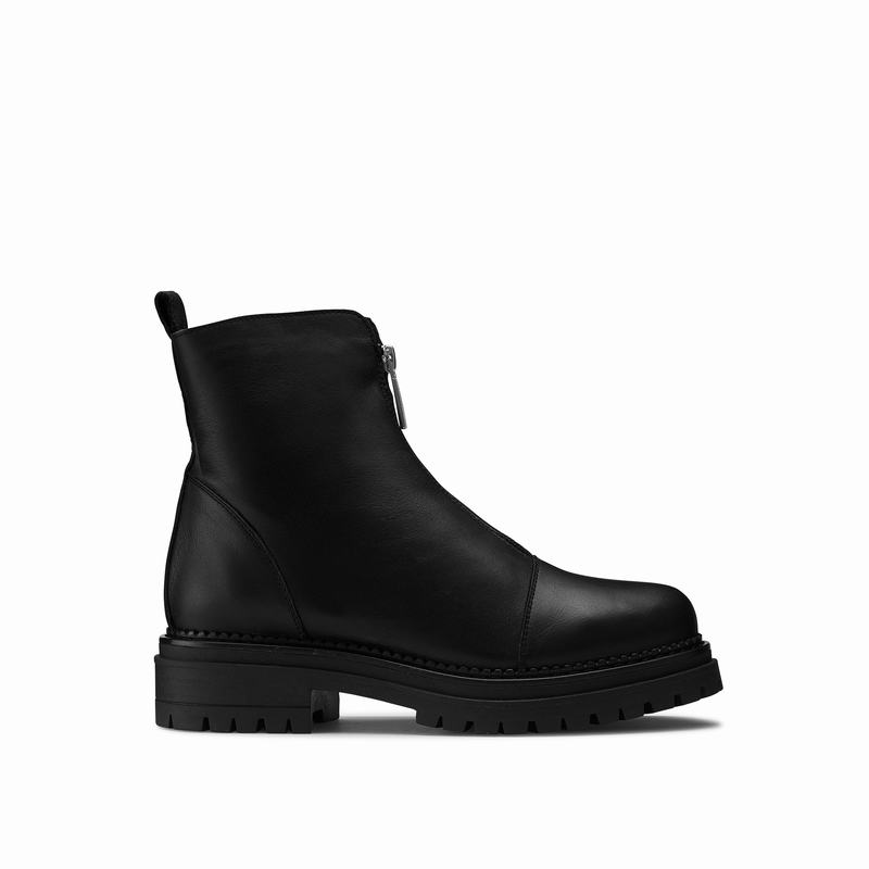 Trzewiki Russell And Bromley Conquest Damskie Czarne | FDZ2513DW