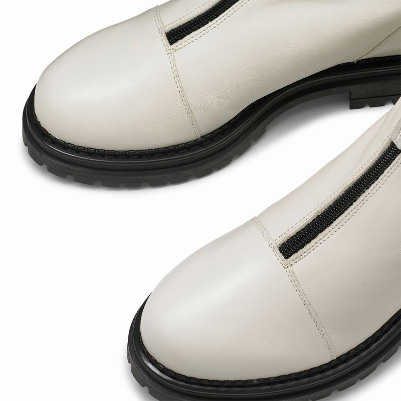 Trzewiki Russell And Bromley Conquest Damskie Białe | TPQ7810RG