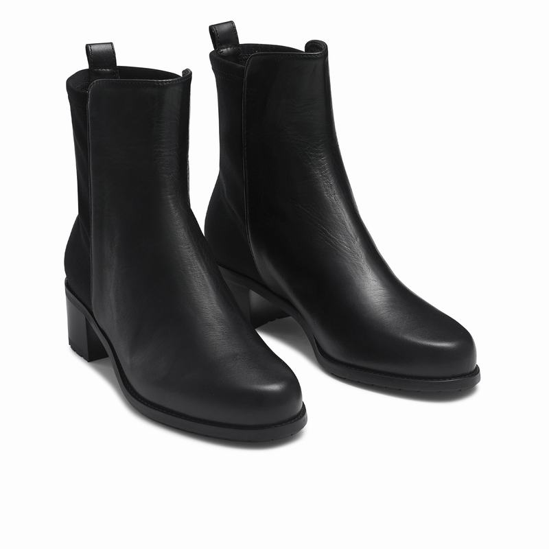 Trzewiki Russell And Bromley Demi Booty Damskie Czarne | MWJ4366RX