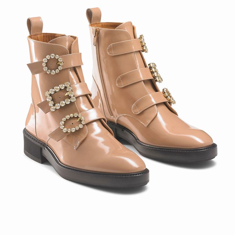 Trzewiki Russell And Bromley Glamorous Damskie Różowe | EQP4370BD