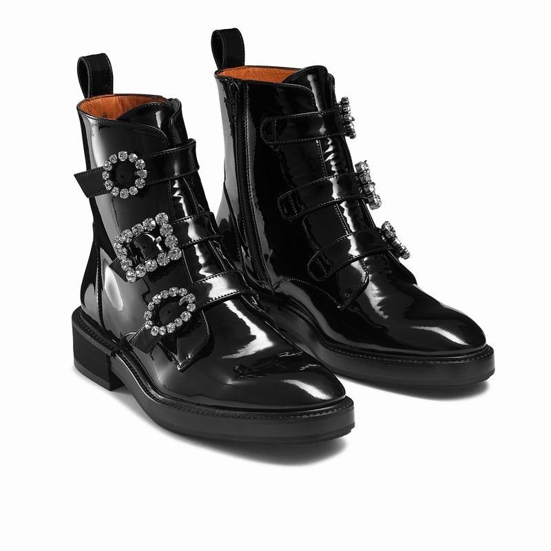Trzewiki Russell And Bromley Glamorous Damskie Czarne | XQB965CE