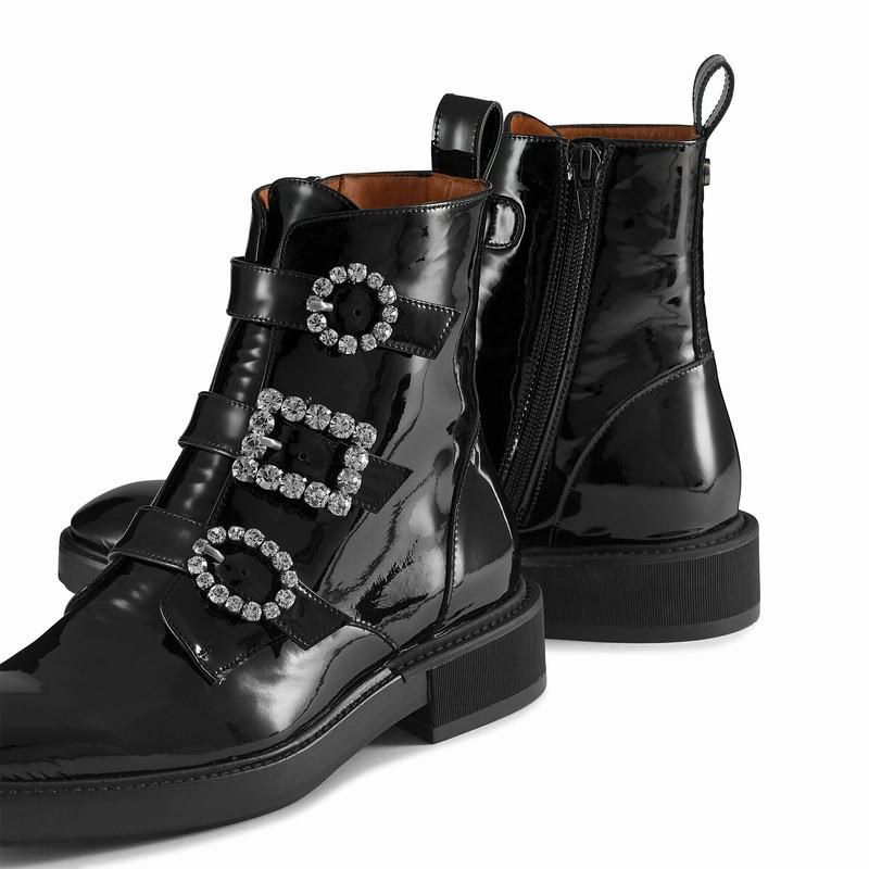 Trzewiki Russell And Bromley Glamorous Damskie Czarne | XQB965CE