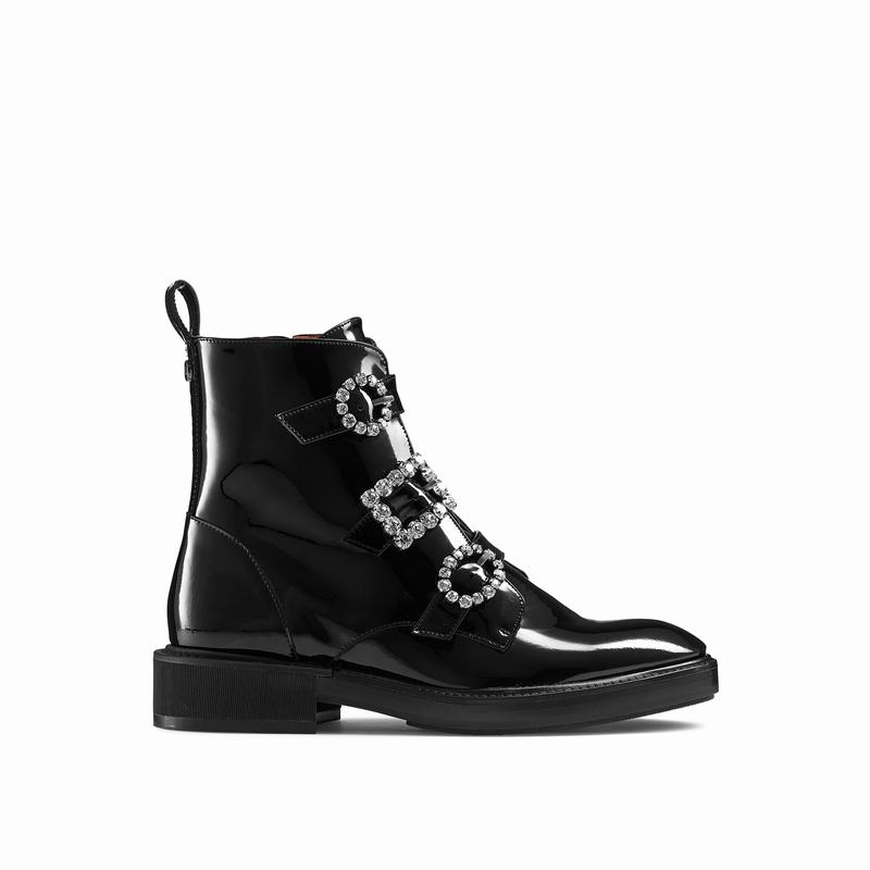 Trzewiki Russell And Bromley Glamorous Damskie Czarne | XQB965CE