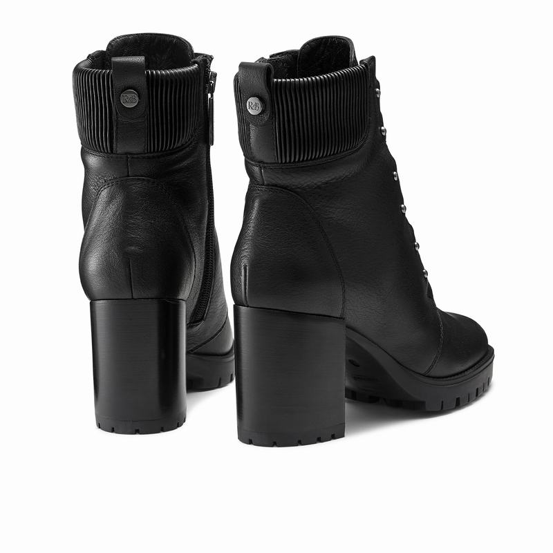 Trzewiki Russell And Bromley Icicle Damskie Czarne | TZX3349EZ