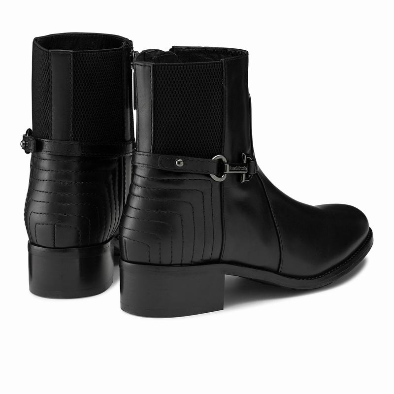 Trzewiki Russell And Bromley Rein Fall Damskie Czarne | BSR8374ST