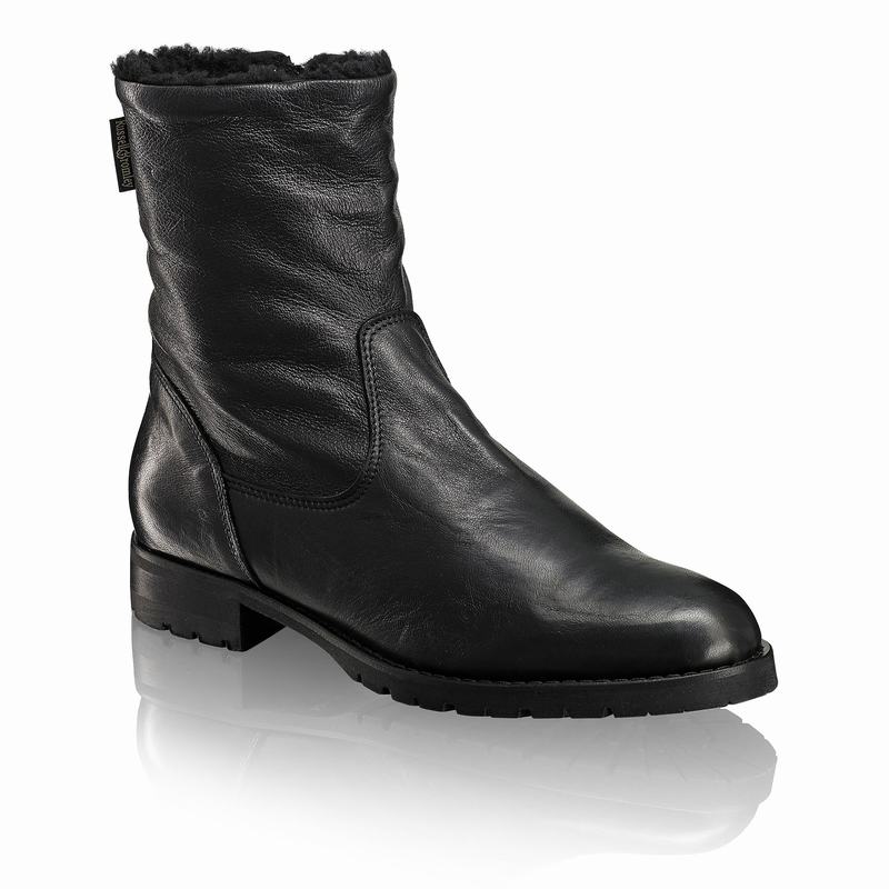 Trzewiki Russell And Bromley Teddy Damskie Czarne | CUS7369RR