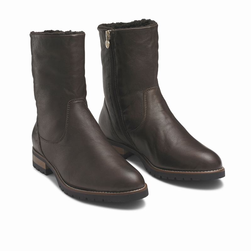 Trzewiki Russell And Bromley Teddy Damskie Brązowe | IHY863UT