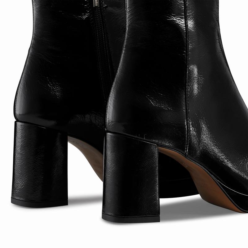 Trzewiki Russell And Bromley Twiggy Damskie Czarne | API3715BD