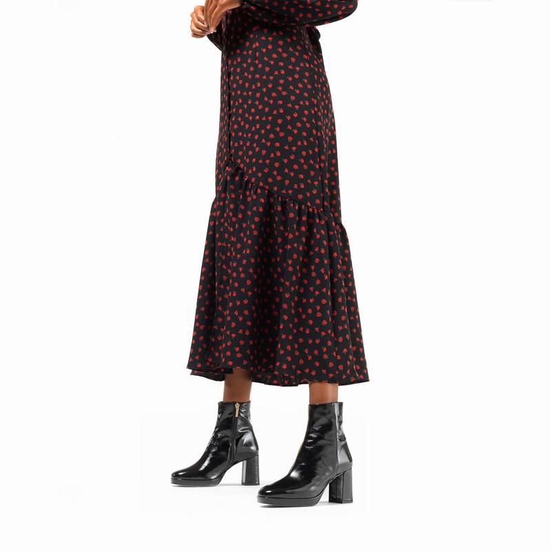 Trzewiki Russell And Bromley Twiggy Damskie Czarne | API3715BD
