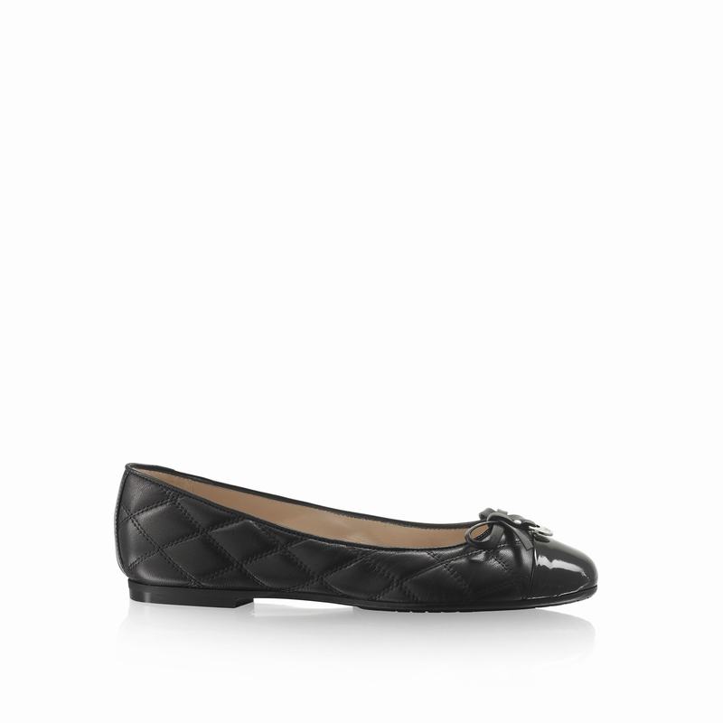 Baletki Russell And Bromley Charming Damskie Czarne | VAZ487NW